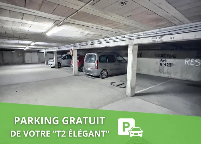 Moderne T2, Bord De Mer, Parking & Wifi Gratuit