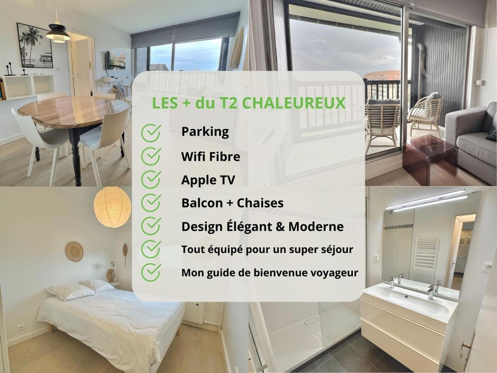 Apartment Moderne T2, Bord De Mer, Parking & Wifi Gratuit